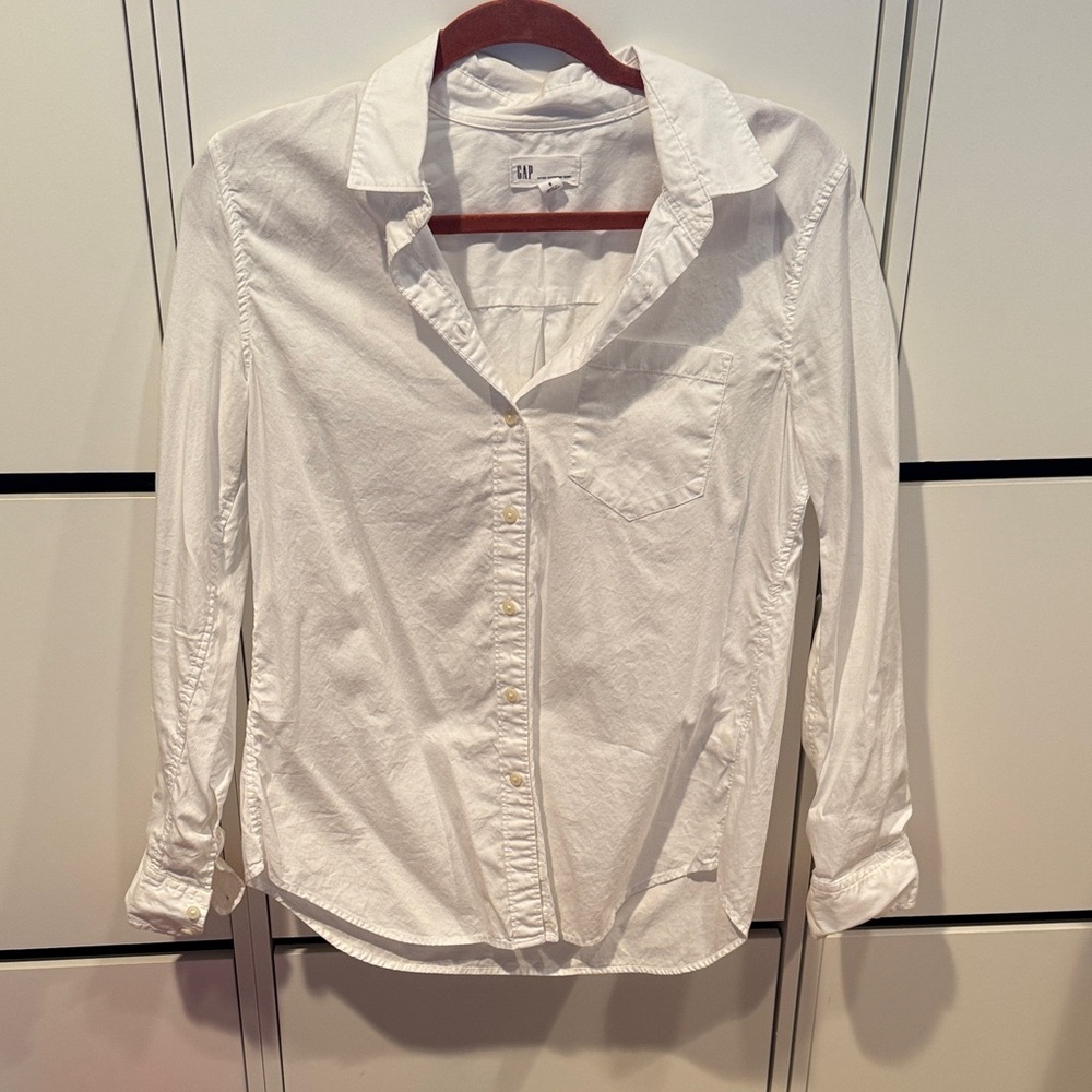 Gap Crisp White Collared Shirt